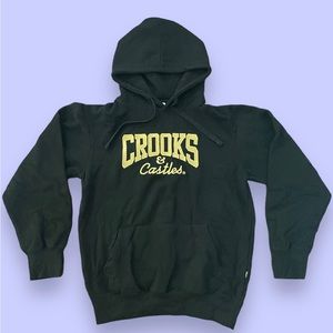 Crooks & Castles Death Row Angels Black & Gold Hoodie